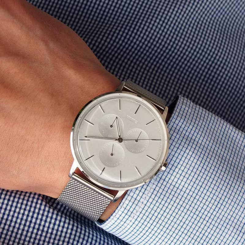 簡約設計手錶 5104 | 不鏽鋼網帶