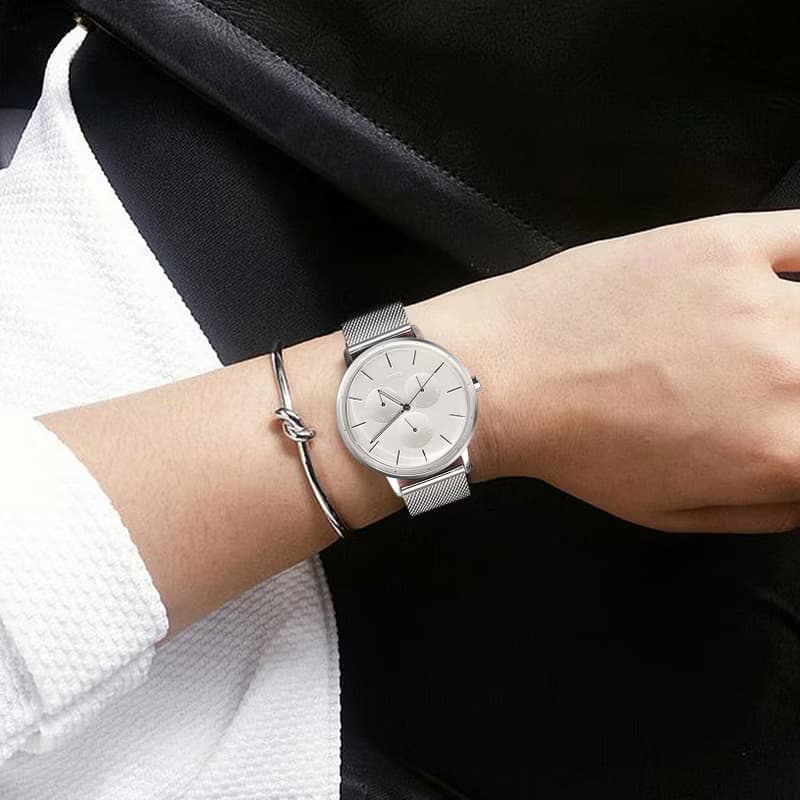簡約設計手錶 5104 | 不鏽鋼網帶