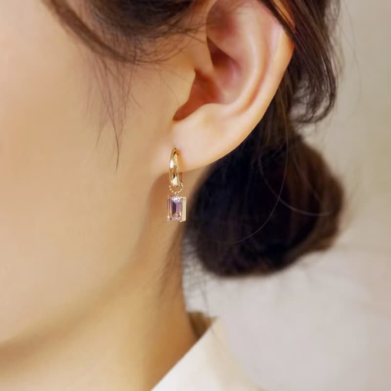 【Palette】 10K 黃金紫黃晶墜飾