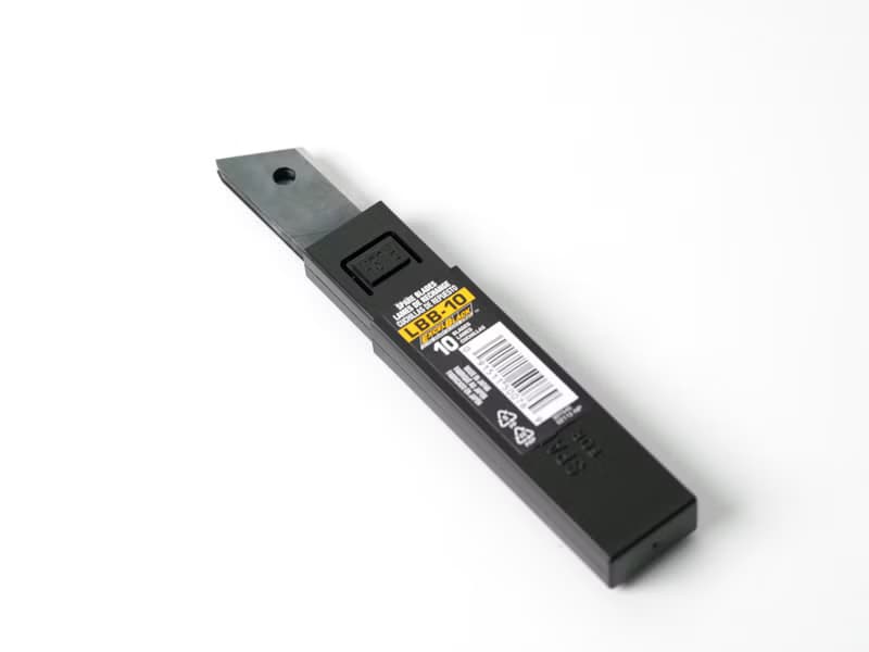 OLFA 18mm大美工刀片 10片入 黑銀兩色