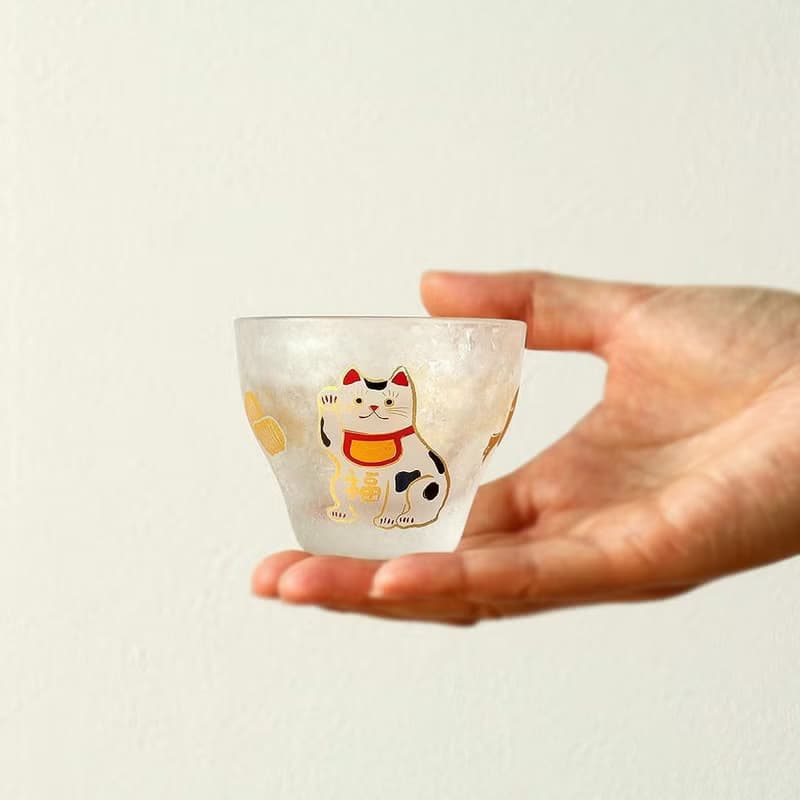 90cc【日本ADERIA】人氣吉祥物 招財貓 招福杯