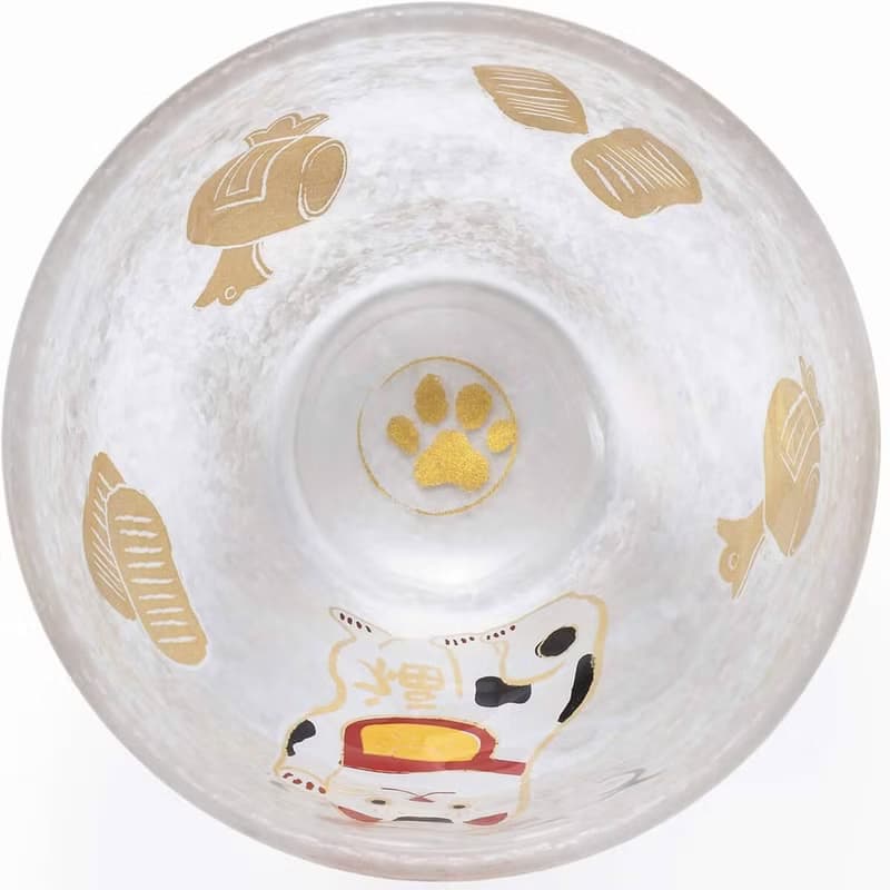 90cc【日本ADERIA】人氣吉祥物 招財貓 招福杯