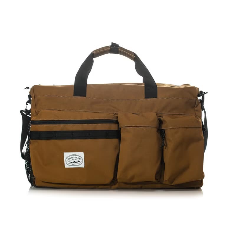 POLER BOSTON TRAVEL BAG 波士頓旅行袋/行李箱掛包/附背帶 /棕