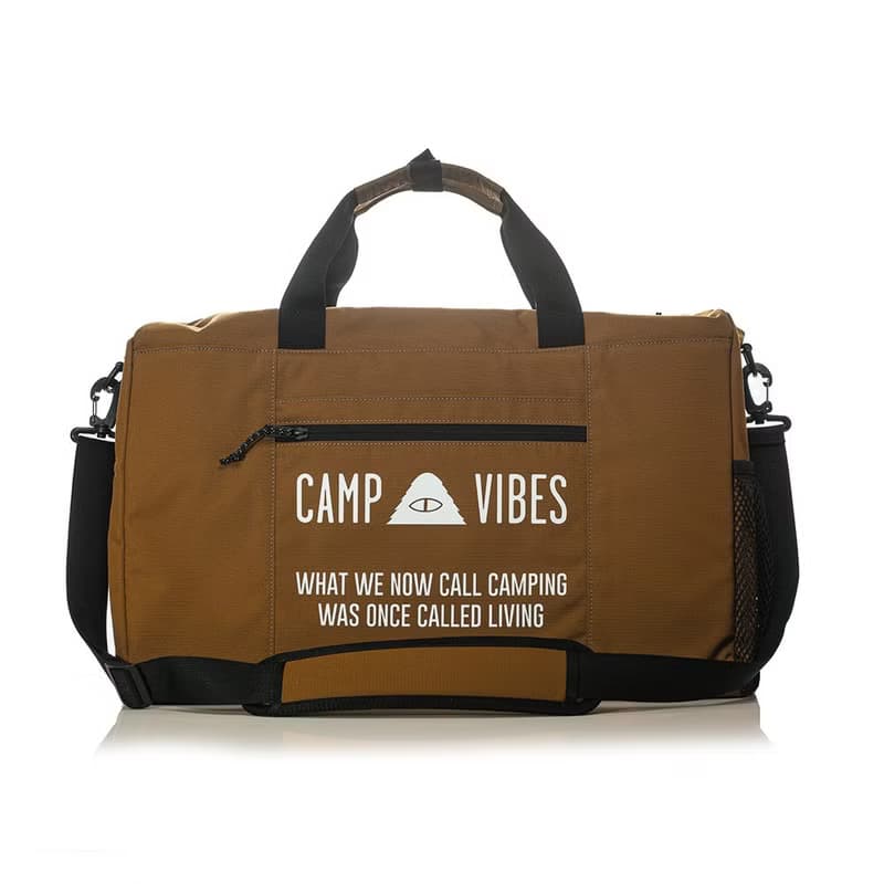 POLER BOSTON TRAVEL BAG 波士頓旅行袋/行李箱掛包/附背帶 /棕