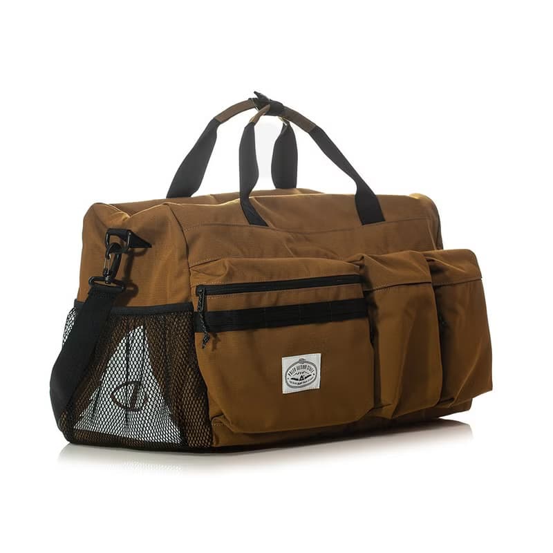 POLER BOSTON TRAVEL BAG 波士頓旅行袋/行李箱掛包/附背帶 /棕