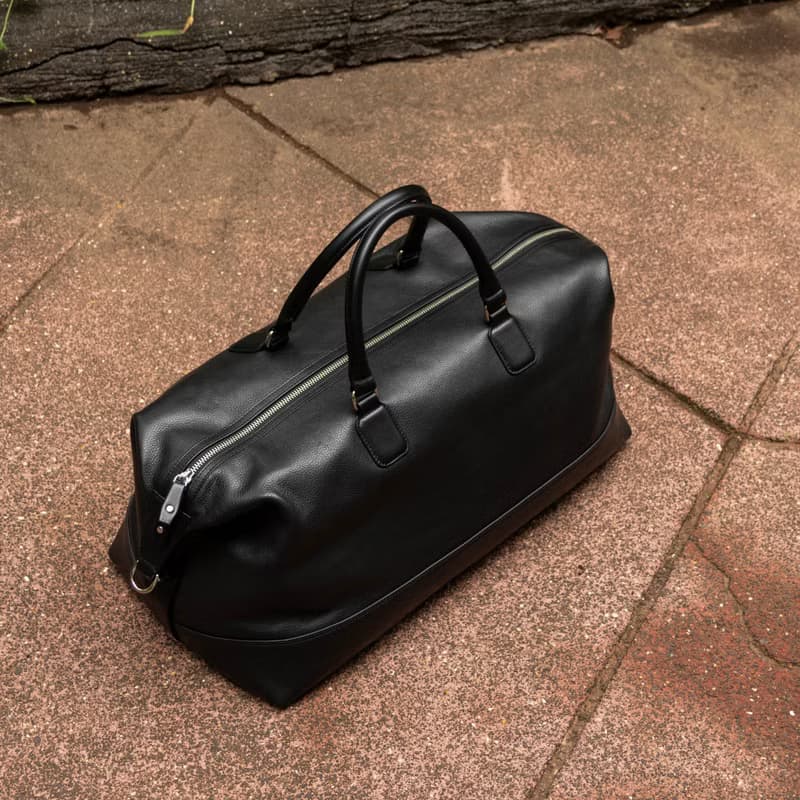 Leather Duffel Bag for Men, Leather Weekender Bag