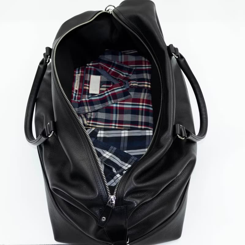 Leather Duffel Bag for Men, Leather Weekender Bag