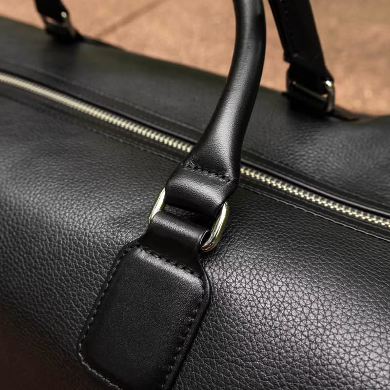 Leather Duffel Bag for Men, Leather Weekender Bag