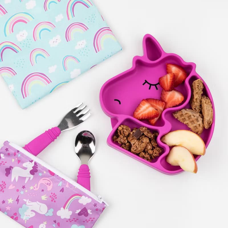 Bumkins 寶寶矽膠餐盤