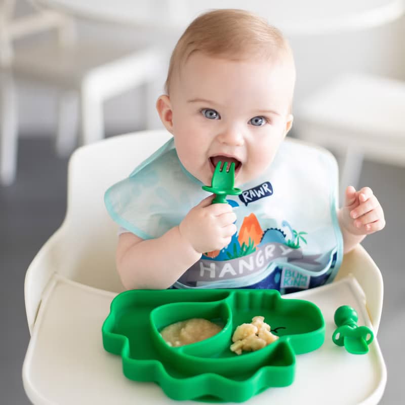 Bumkins 寶寶矽膠餐盤