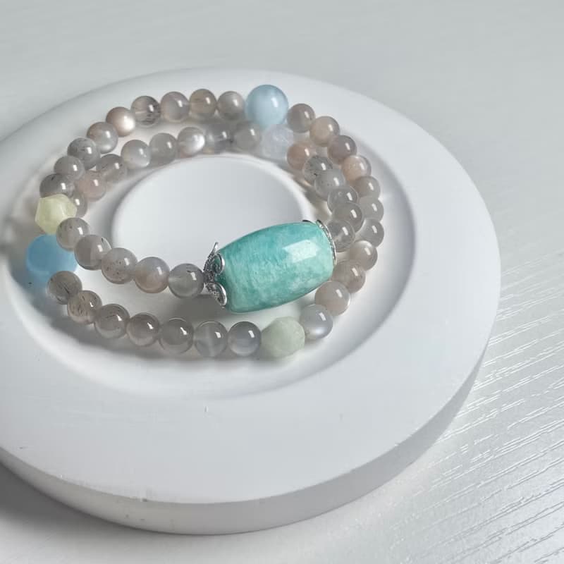 天河石雙圈手鍊