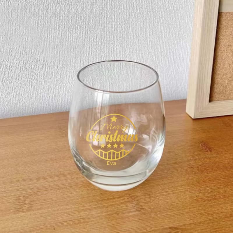 聖誕禮物|訂製文字雕刻威士忌杯對杯 Merry Christmas交換禮物