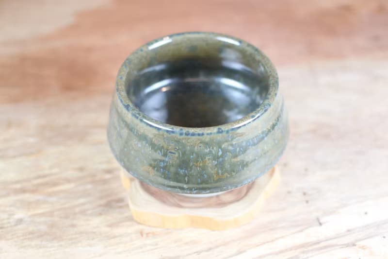 【送禮好物】苔紋釉 高足茶碗 名家葉敏祥手工作品