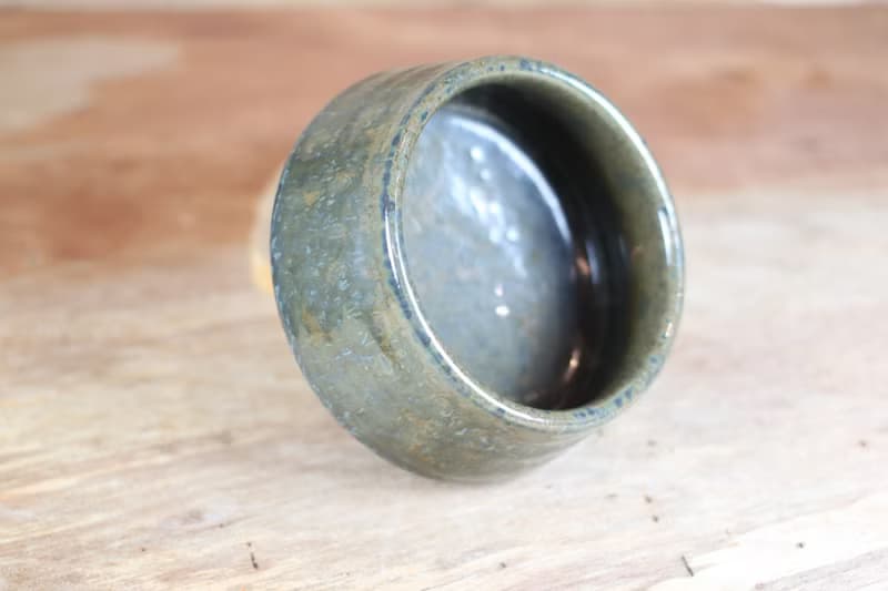 【送禮好物】苔紋釉 高足茶碗 名家葉敏祥手工作品
