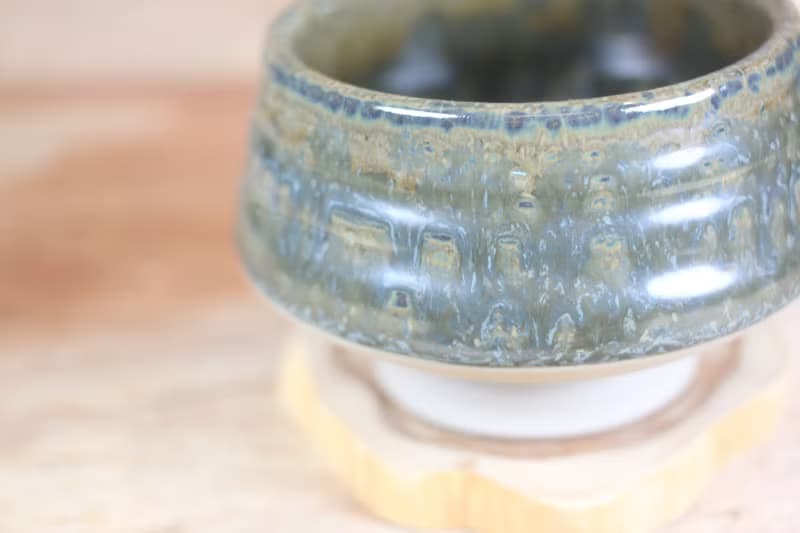 【送禮好物】苔紋釉 高足茶碗 名家葉敏祥手工作品