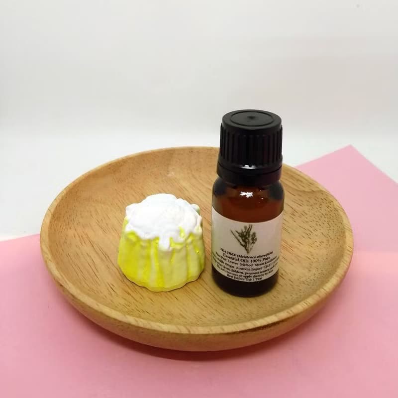 純植物精油(茶樹)配燒賣造型擴香石