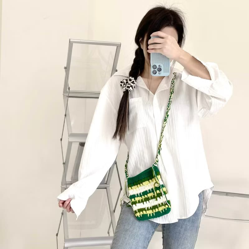 彩色手機包【Crochet bag】