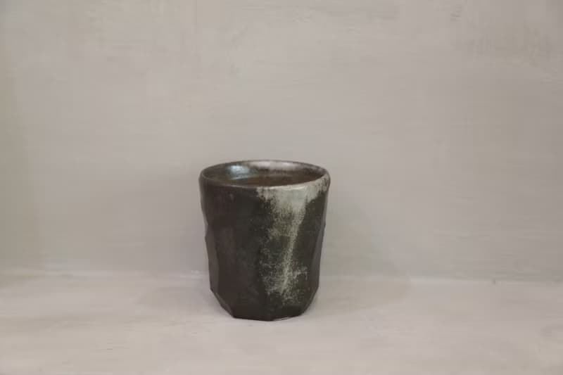 層焰  陶杯 柴燒