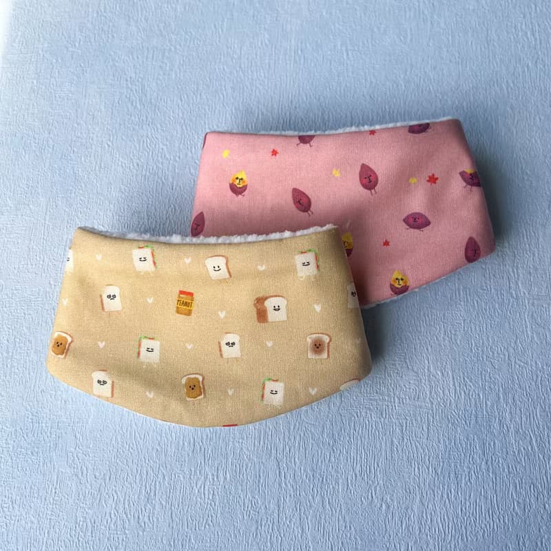 毛絨保暖寵物脖圍 寵物圍巾 領巾 項圈 -- 酥酥烤土司