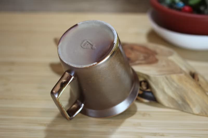 【送禮好物】240ml 柴燒古銅金 方韻杯 咖啡杯 台灣鶯歌製
