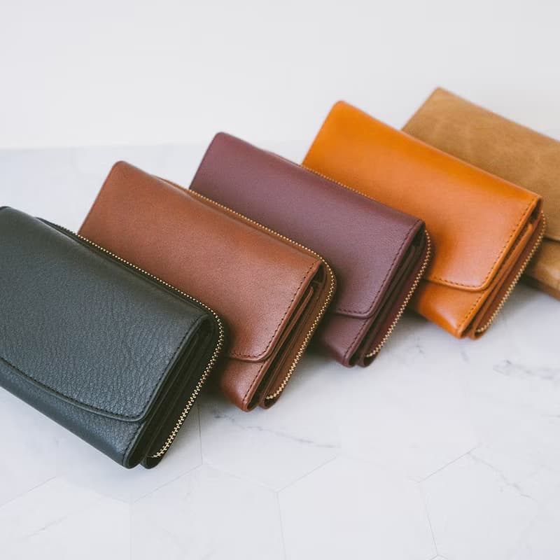 【禮盒】時尚真皮質感中夾 X0007 黑