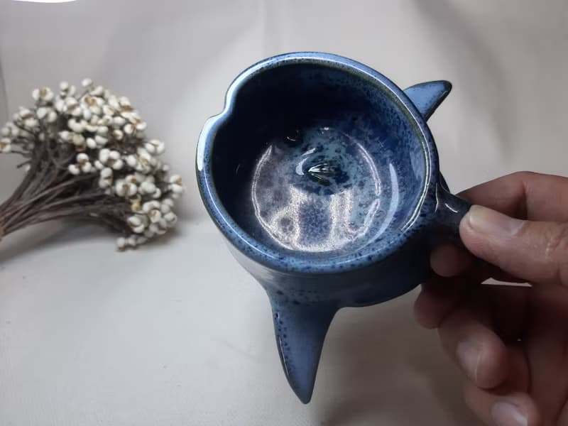 曼波陶魚手工陶杯