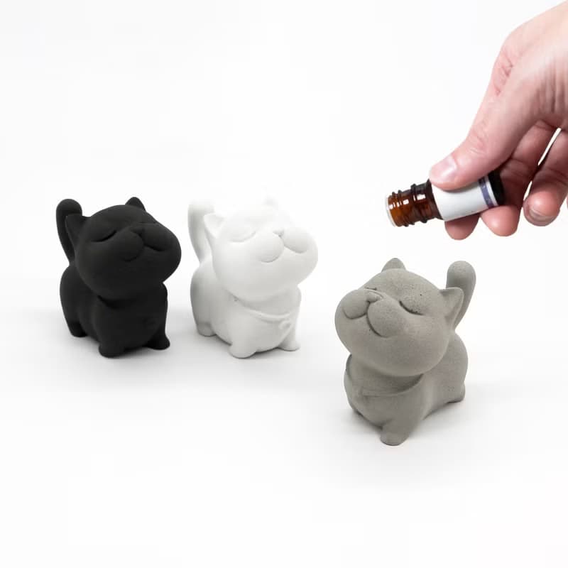 Tail Lift CAT Aroma stone I 翹尾貓擴香石 I 水泥 I 附精油－