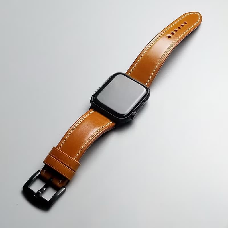 Apple iwatch錶帶/日本馬臀皮真皮錶帶【免費刻名字】蘋果手錶帶