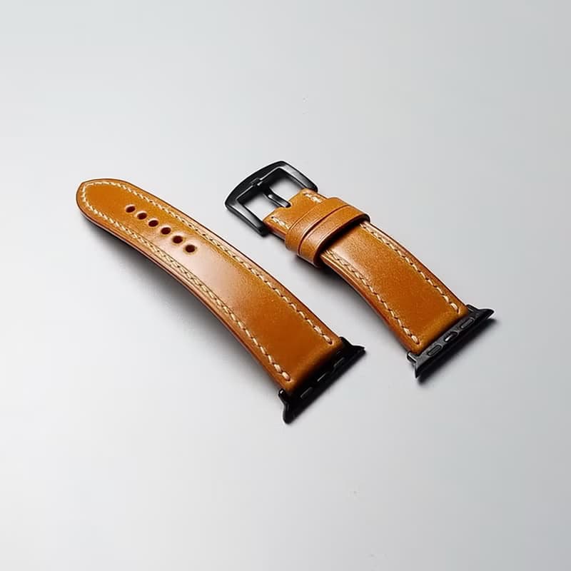 Apple iwatch錶帶/日本馬臀皮真皮錶帶【免費刻名字】蘋果手錶帶