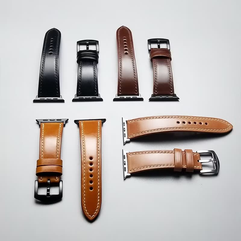 Apple iwatch錶帶/日本馬臀皮真皮錶帶【免費刻名字】蘋果手錶帶