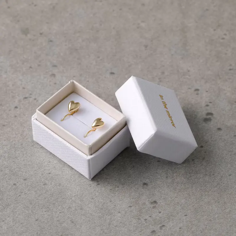 petit heart loop-fit earring SV　ループフィットイヤリング　ミニハート 　シルバー