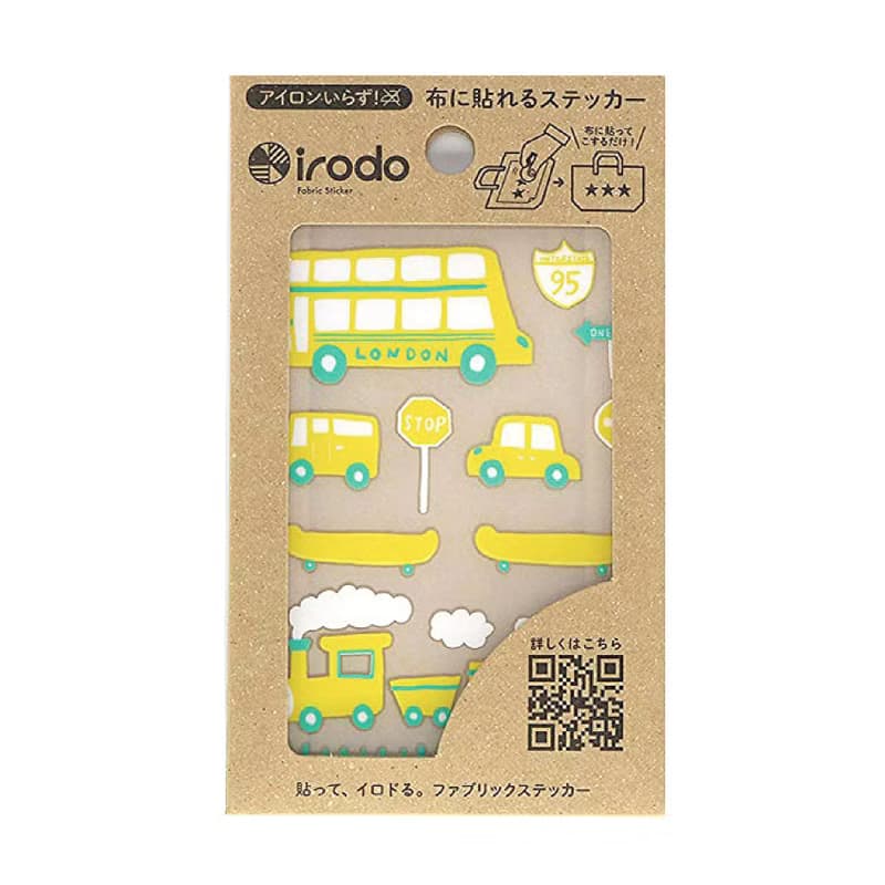 | 手作DIY | irodo免熨燙布用轉印貼—交通 x 檸檬綠