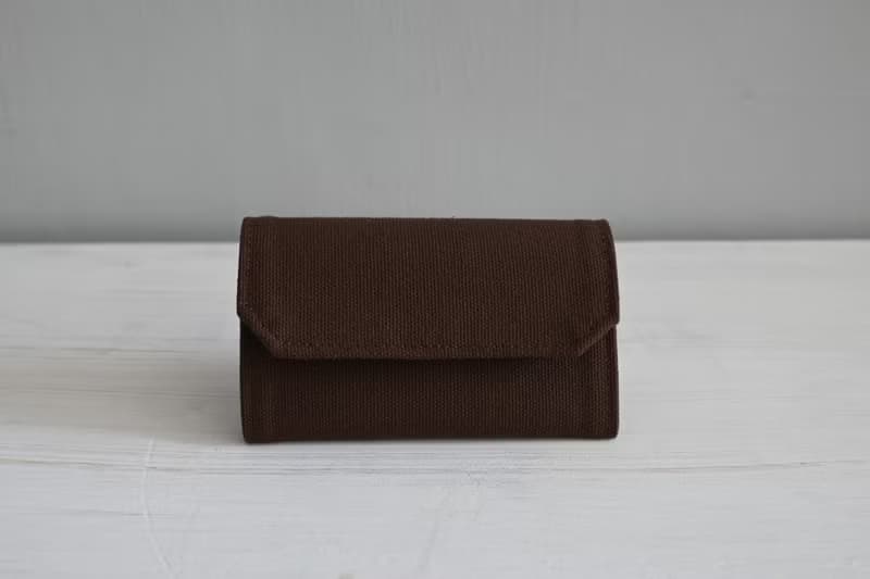 黑巧克力色/咖啡色 帆布包 可水洗紙 零錢包 卡片夾 超輕手感40g