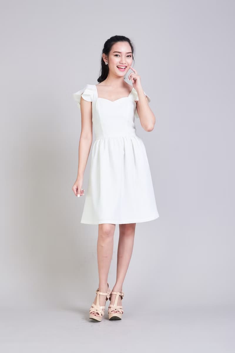 White Dress White Bridal Dress Wedding Dress Wedding Gown Bridesmaid Dress
