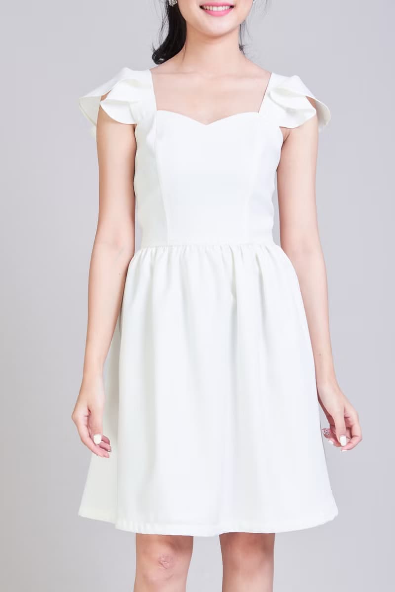 White Dress White Bridal Dress Wedding Dress Wedding Gown Bridesmaid Dress