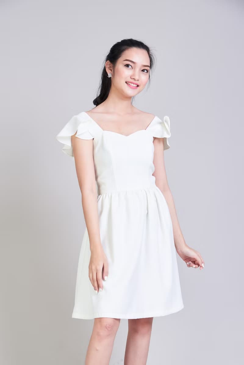 White Dress White Bridal Dress Wedding Dress Wedding Gown Bridesmaid Dress