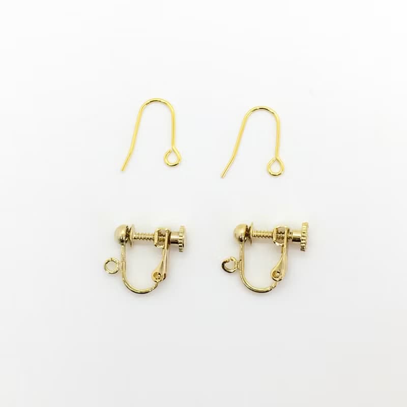 トイ アシンメトリー ピアス・イヤリング 【グレー】