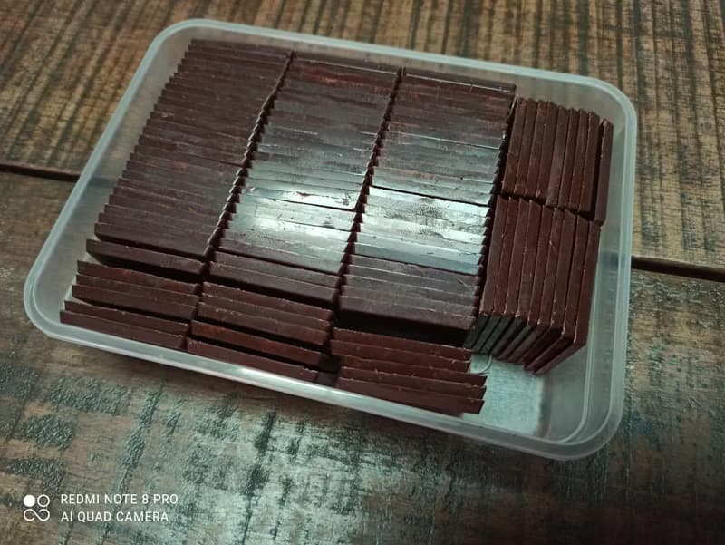 原豆現磨調溫祕魯莊園豆_量販裝85%純巧克薄片100入NT7000檔期限
