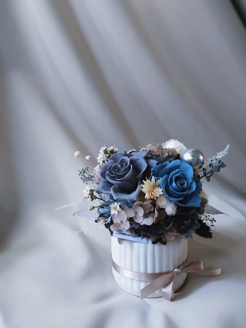 Sheer Whisper絮語藏花_莫蘭迪開幕喬遷永生擴香桌花盆花