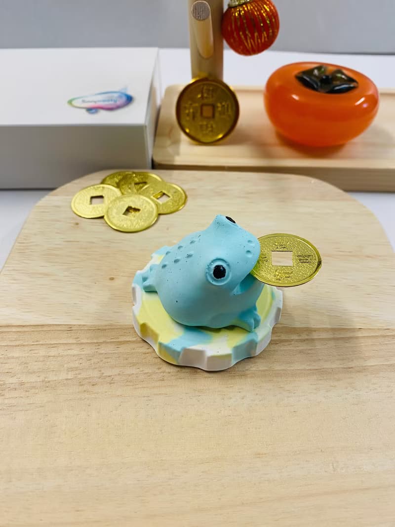 迷你五行開運彼特蟾蜍擴香石Mini Lucky Toad Aroma Stone