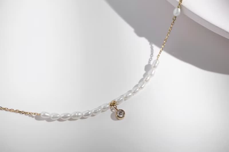 Twinkle。金色暮光珍珠手鍊