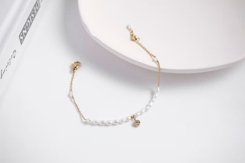 Twinkle。金色暮光珍珠手鍊