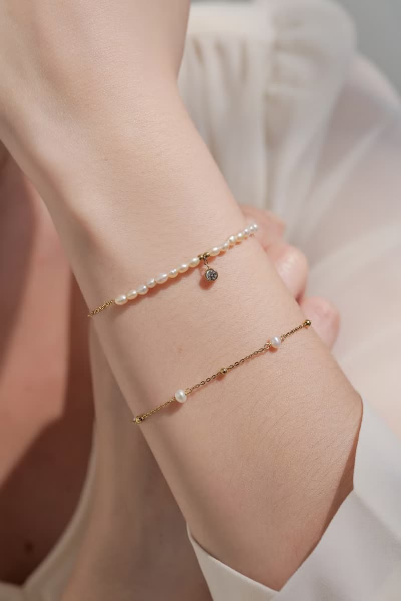 Twinkle。金色暮光珍珠手鍊