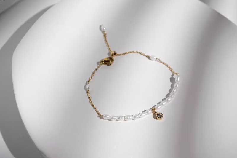 Twinkle。金色暮光珍珠手鍊