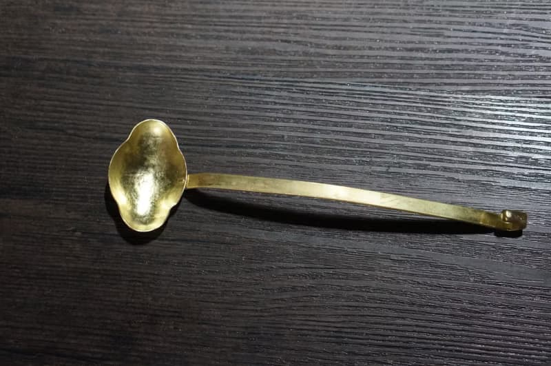 手工黃銅如意勺香勺咖啡豆勺
