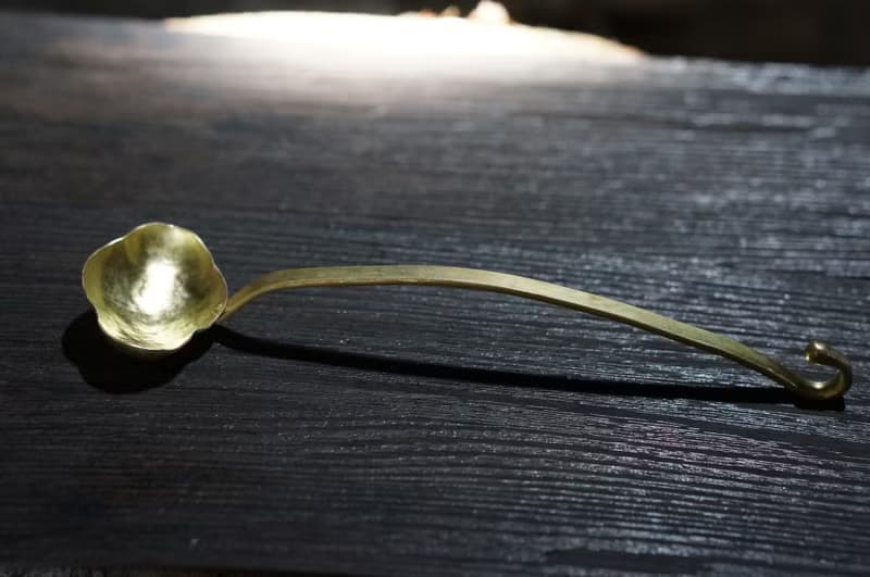 手工黃銅如意勺香勺咖啡豆勺