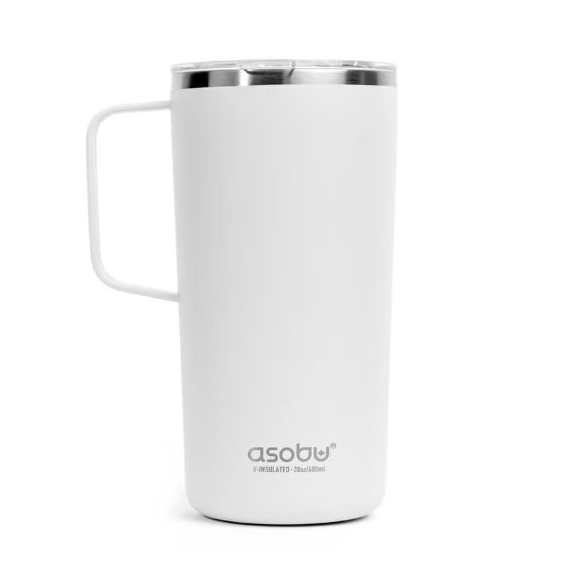 加拿大 Asobu 陶瓷塗層不鏽鋼咖啡杯 590ml 帶蓋