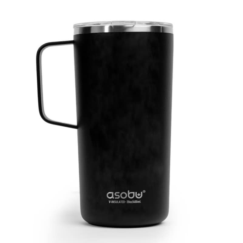 加拿大 Asobu 陶瓷塗層不鏽鋼咖啡杯 590ml 帶蓋