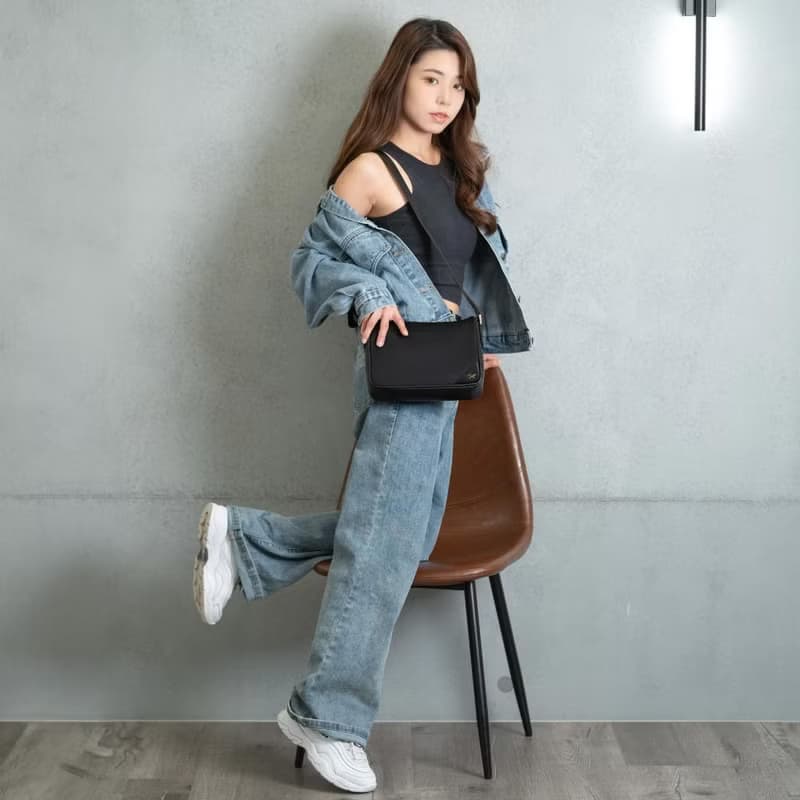 【免費升級送禮包裝】瑪普爾 斜背包-黑色/BF837-12-BK