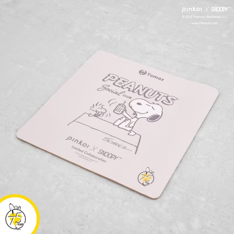 【Pinkoi x SNOOPY】史努比 75周年麂皮方形超慢跑墊| SNOOPY正版
